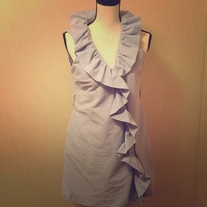 Theme Sleeveless Chambray Dress Sz M